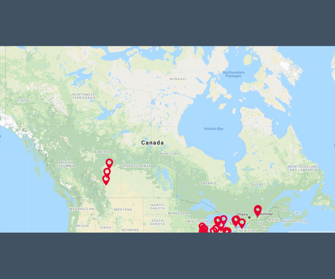 Map of Canada
